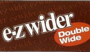 E-Z Wider - Double Wide Rolling Papers - 50 Booklet Retail Box with 24 Leaves per Booklet