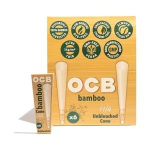 OCB Bamboo Unbleached Cone 11/432/6